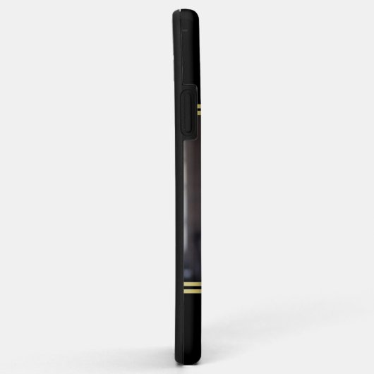 Elegant Gold Signature Monogram with Photo Case-Mate iPhoneケース (裏面/右)