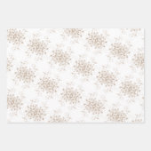 Elegant Gold Star Holiday New year Gifts  ラッピングペーパーシート (正面2)