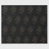 Elegant Gold Star Holiday New year Gifts  ラッピングペーパー (フラット)