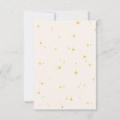 Elegant Gold Stars Graduation Party Invitation 招待状 (裏面)