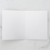 Elegant Gold Stitched Typography Classy Party カード (内部)