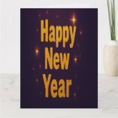 Elegant Gold Stitched Typography Classy Party カード (正面)