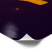 Elegant Gold Stitched Typography Classy Party ポスター (コーナー)