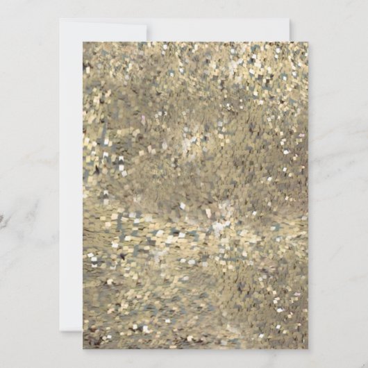 Elegant Gold Surprise 84th Birthday Invitation 招待状 (裏面)