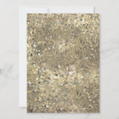 Elegant Gold Surprise 85th Birthday Invitation 招待状 (裏面)