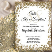 Elegant Gold Surprise 88th Birthday Invitation 招待状