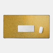 Elegant Gold Texture Desk Mat for Office デスクマット (キーボード&マウス)