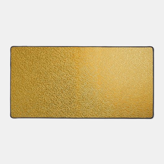 Elegant Gold Texture Desk Mat for Office デスクマット (正面)