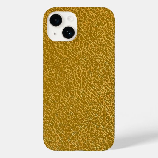 Elegant Gold Texture Protective Case-Mate iPhoneケース (裏面)