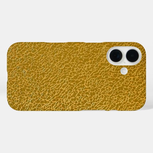 Elegant Gold Texture Protective Case-Mate iPhoneケース (裏面 (横))
