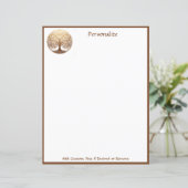 Elegant Gold Tree of Life Spiritual Zen (スタンド正面)