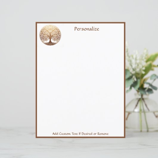 Elegant Gold Tree of Life Spiritual Zen (スタンド正面)