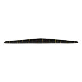 Elegant Gold Wavy Lines Pattern タイヘッドバンド (正面)