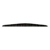 Elegant Gold Wavy Lines Pattern タイヘッドバンド (裏面)