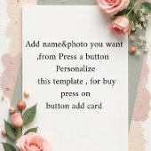 "Elegant Golden Botanical Wedding Invitation - Foi 招待状