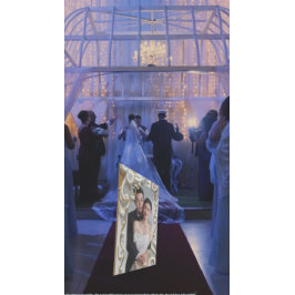 "Elegant Golden Botanical Wedding Invitation - Foi 招待状