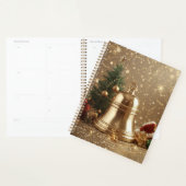Elegant Golden Christmas Bell Planner プランナー手帳 (ディスプレー)