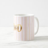 Elegant Golden DAD Mug  コーヒーマグカップ (正面右)