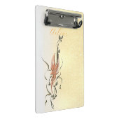 Elegant Golden Floral Vine mini clipboard  ミニクリップボード (アングル)