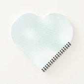 Elegant Golden Floral Vine Spiral Photo Notebook ノートブック (裏面)