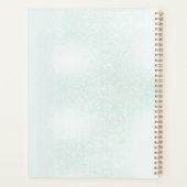 Elegant Golden Floral Vine Spiral Photo Notebook プランナー手帳 (裏面)