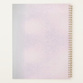 Elegant Golden Floral Vine spiral planner  プランナー手帳 (裏面)