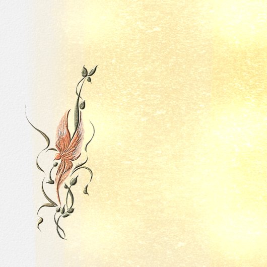 Elegant Golden Floral Vine spiral planner  プランナー手帳