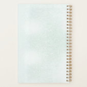 Elegant Golden Floral Vine Spiral planner プランナー手帳 (裏面)