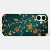Elegant Golden Vines iPhone Case Case-Mate iPhoneケース (裏面 (横))