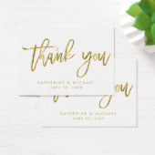 Elegant Golden Wedding Favor Tags (デスク)