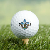 Elegant Golf Fleur De Lis Design ゴルフボール (インサイチュ 木)