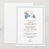 Elegant Golf Tournament  Invitation 招待状 (正面/裏面)