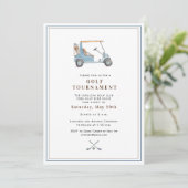 Elegant Golf Tournament  Invitation 招待状 (スタンド正面)