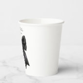 Elegant Gothic Baby Shower  紙コップ (左)