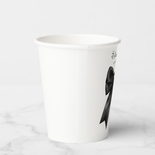 Elegant Gothic Baby Shower  紙コップ (右)