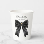 Elegant Gothic Baby Shower  紙コップ (正面)