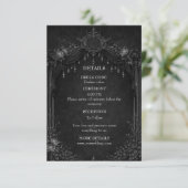 Elegant gothic halloween wedding エンクロージャーカード (スタンド正面)