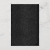 Elegant gothic halloween wedding エンクロージャーカード (裏面)