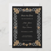 Elegant Gothic Save the date 案内状 (正面)