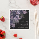 Elegant Gothic Wedding スタンダードカクテルナプキン (インサイチュ)