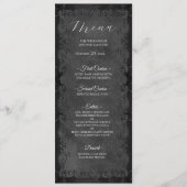 Elegant Gothic Wedding Menu メニュー (正面)