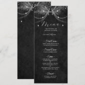 Elegant Gothic Wedding Menu メニュー (正面/裏面)