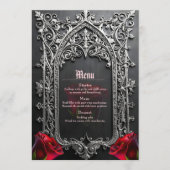 Elegant Gothic Wedding Rose Frame  メニュー (正面)