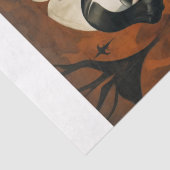 Elegant Gothic Women with Wine Glass Decoupage 薄葉紙 (詳細)