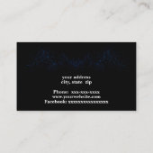Elegant gown silhouette 名刺 (裏面)