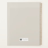 Elegant "Grace" Word Art -  プランナー手帳 (裏面)