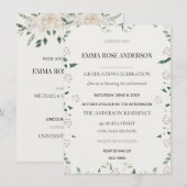 Elegant Grad Party Graduation Invitations  招待状 (正面/裏面)