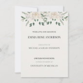 Elegant Grad Party Graduation Invitations  招待状 (裏面)