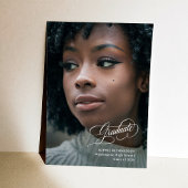 Elegant Grad | Photo and Modern Calligraphy 案内状