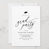 Elegant Graduation Announcement & Party Invite 招待状 (裏面)